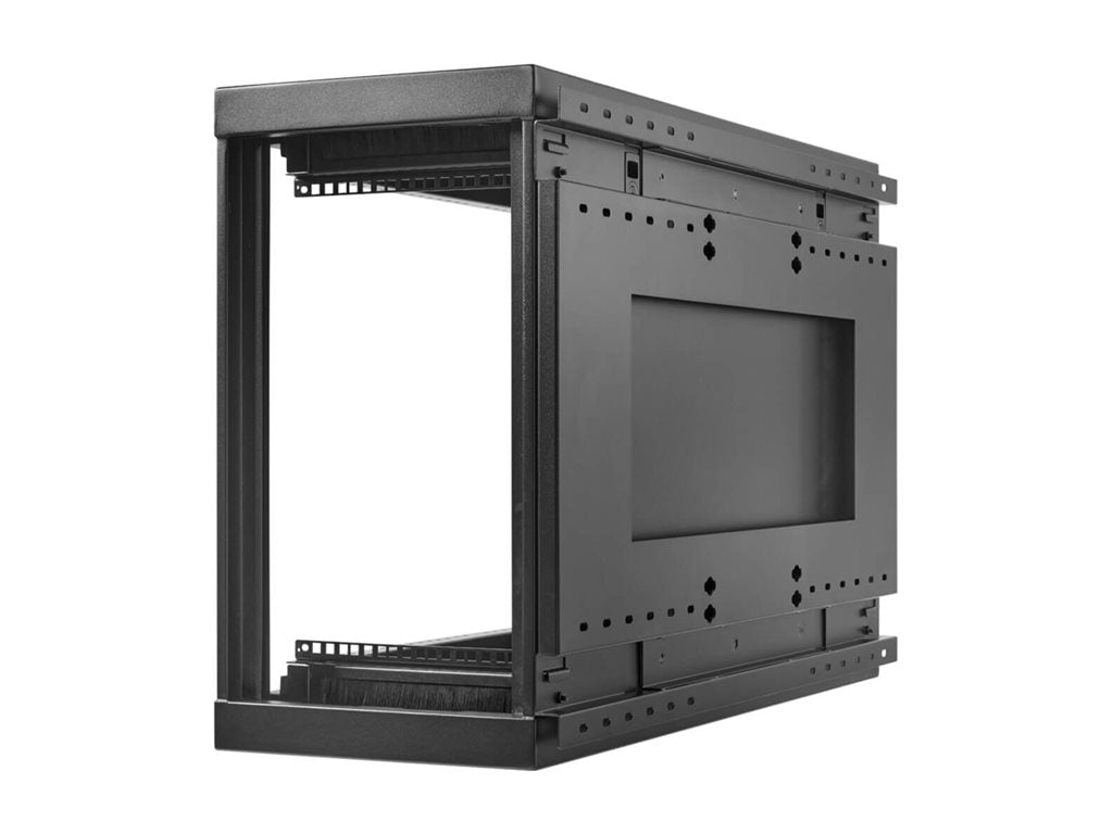 Eaton Tripp Lite Series SmartRack Wall-Mount Mini Rack Enclosure 6U Low-Profile Side-Mount Black - Rack cabinet - low-profile, SRW6USM