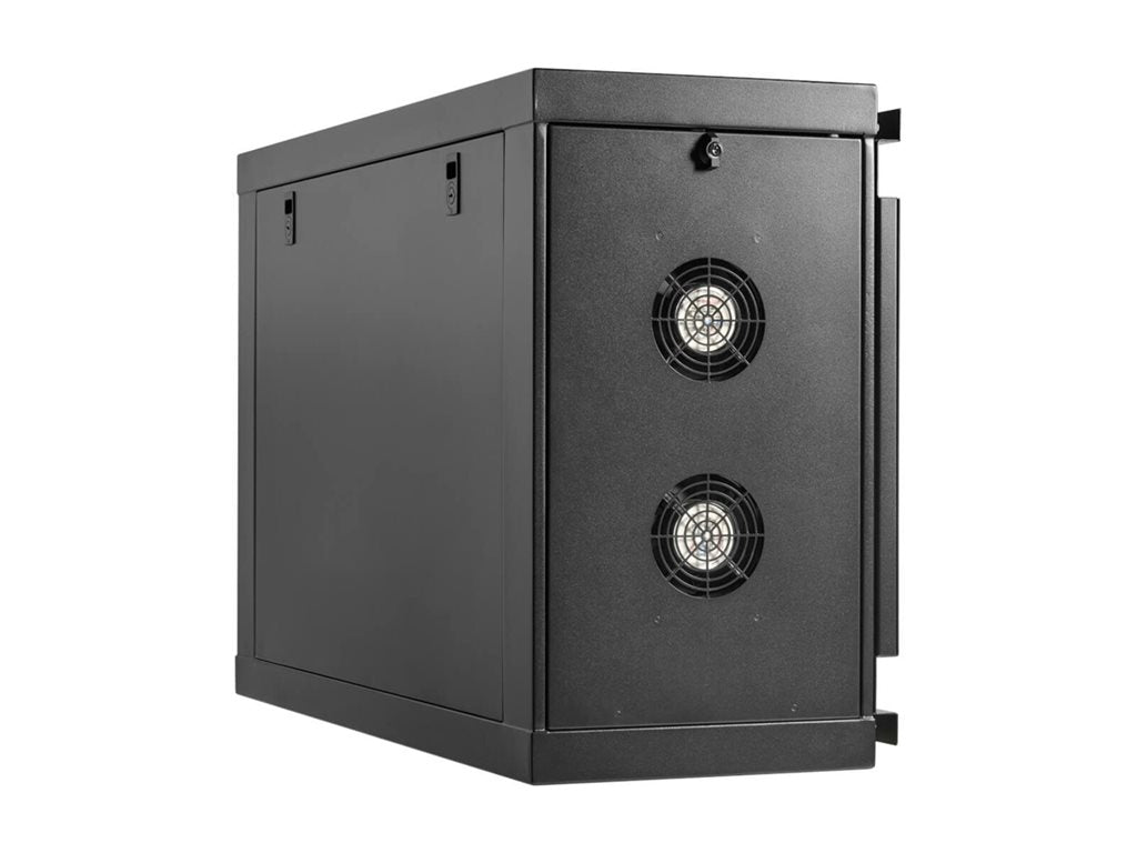 Eaton Tripp Lite Series SmartRack Wall-Mount Mini Rack Enclosure 6U Low-Profile Side-Mount Black - Rack cabinet - low-profile, SRW6USM