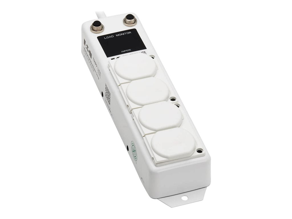 Eaton Tripp Lite Series UL 1363A Medical-Grade Power Strip for Patient Care Vicinities, 4 Hospital-Grade Outlets, Load Monitor, PS-402-HG-OEMLM