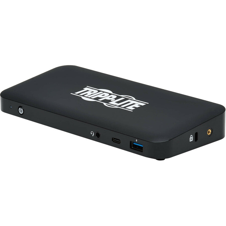 Eaton Tripp Lite Series USB-C Dock, Triple Display - 4K 60 Hz HDMI/DisplayPort, USB 3.x Gen 2 (10Gbps), USB-A/USB-C Hub, GbE, 85W PD Charging, EU/UK Power Adapters U442-DOCK8-BINT