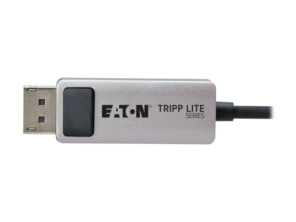 Eaton Tripp Lite Series USB-C to DisplayPort Active Adapter Cable M/M 8K 60Hz 4K 144Hz HDR 4:4:4 HDCP 2.3 Black 3ft - Adapter U444-003-DP8K6