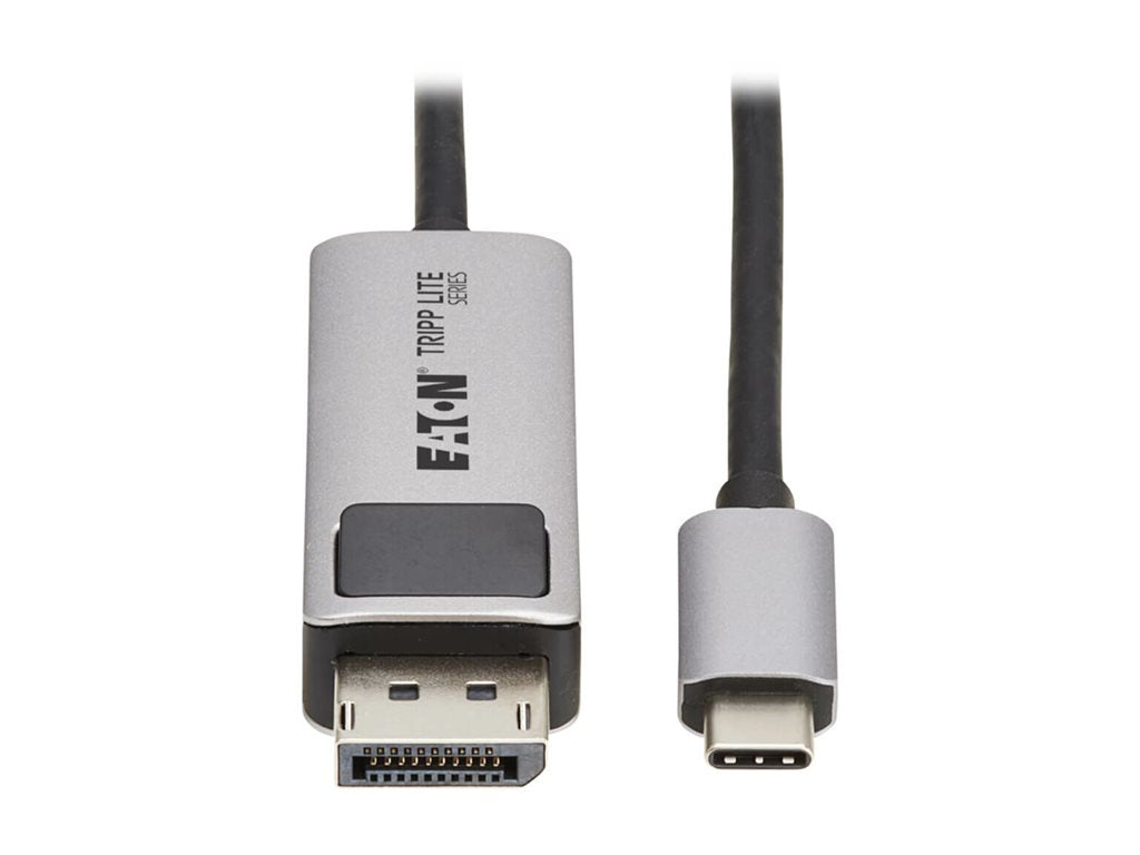 Eaton Tripp Lite Series USB-C to DisplayPort Active Adapter Cable M/M 8K 60Hz 4K 144Hz HDR 4:4:4 HDCP 2.3 Black 6ft - Adapter U444-006-DP8K6