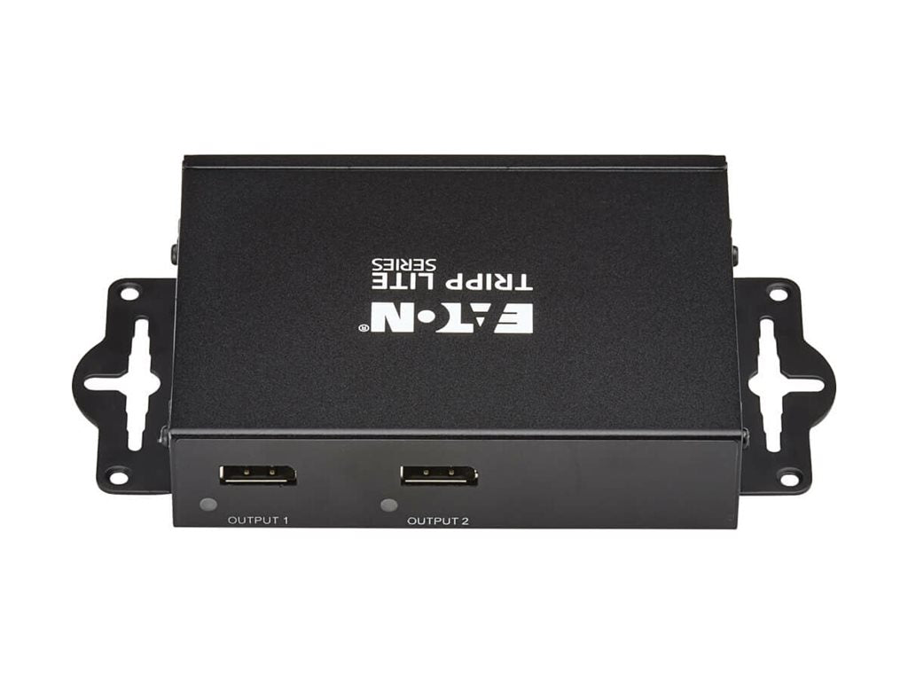Eaton Tripp Lite series DisplayPort to DisplayPort 2-Port Multi-Monitor Splitter 8K/4K 60Hz DP 1.4 TAA - Video/audio splitter B156-002-8K
