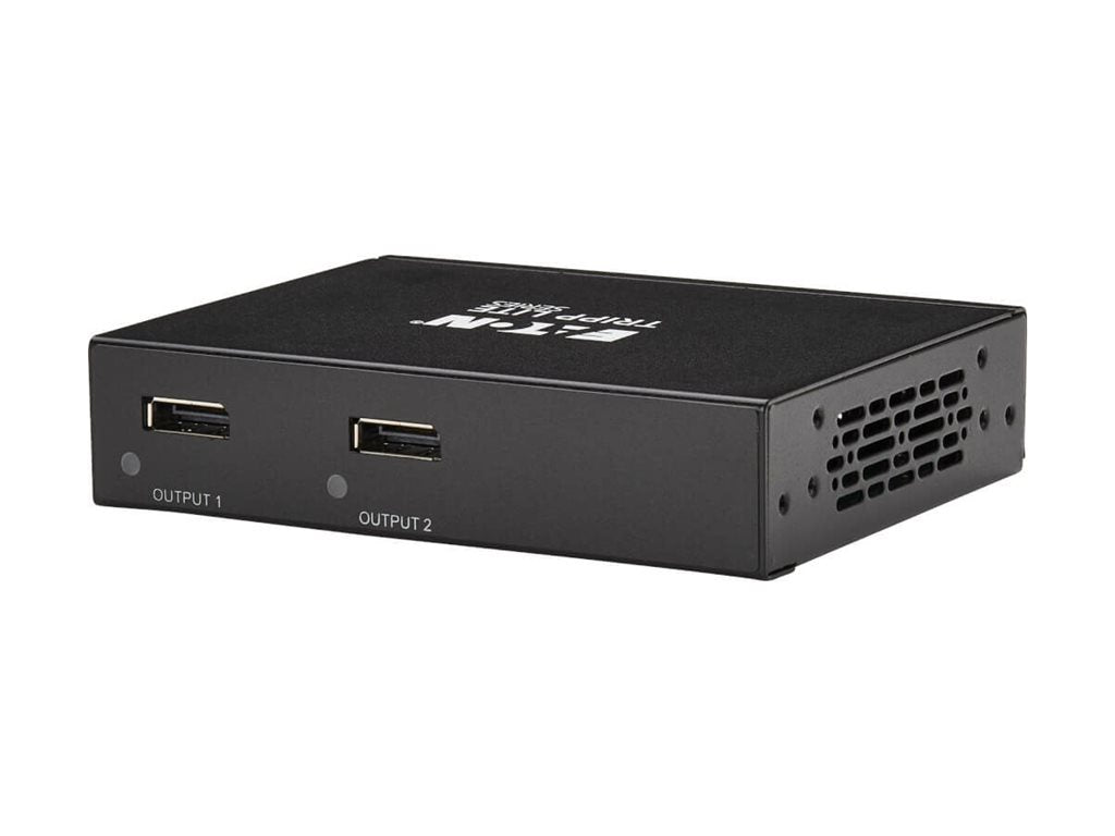 Eaton Tripp Lite series DisplayPort to DisplayPort 2-Port Multi-Monitor Splitter 8K/4K 60Hz DP 1.4 TAA - Video/audio splitter B156-002-8K