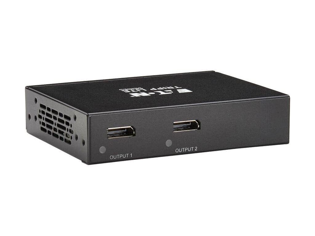 Eaton Tripp Lite series DisplayPort to DisplayPort 2-Port Multi-Monitor Splitter 8K/4K 60Hz DP 1.4 TAA - Video/audio splitter B156-002-8K