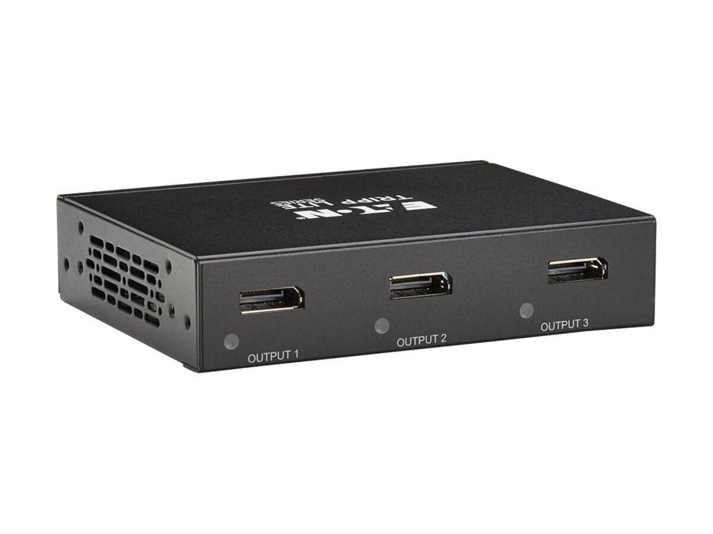 Eaton Tripp Lite series DisplayPort to DisplayPort 3-Port Multi-Monitor Splitter 8K/4K 60Hz DP 1.4 TAA - Video/audio splitter B156-003-8K