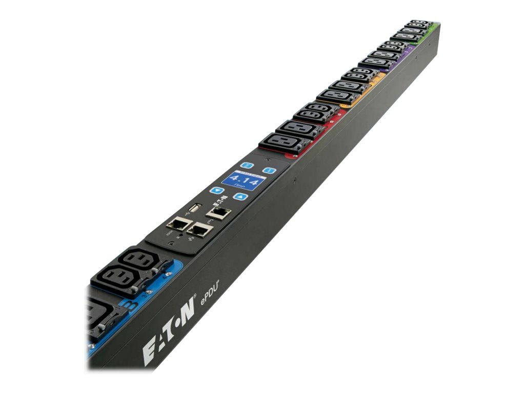 Eaton ePDU G3 Managed - Power distribution unit (rack-mountable) - AC 200-240 V - 14.4 kW - 3-phase - Ethernet 10/100,