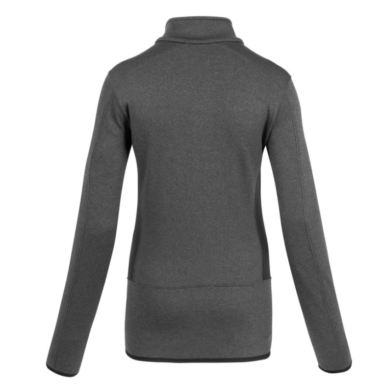 Eddie Bauer® Ladies Full-Zip Heather Stretch Fleece Jacket – Stretchy Comfort with Full-Zip Versatility