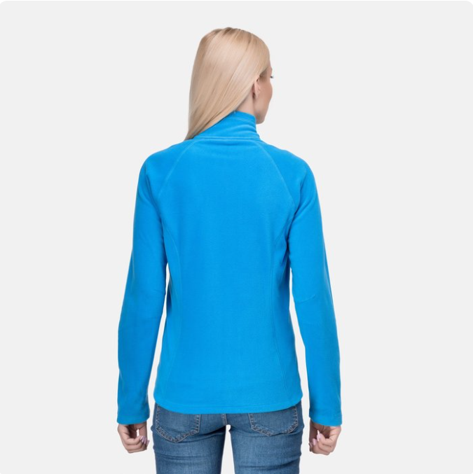 Eddie Bauer® Ladies Full-Zip Microfleece Jacket – Cozy Warmth, Sleek Style, Adventure-Approved
