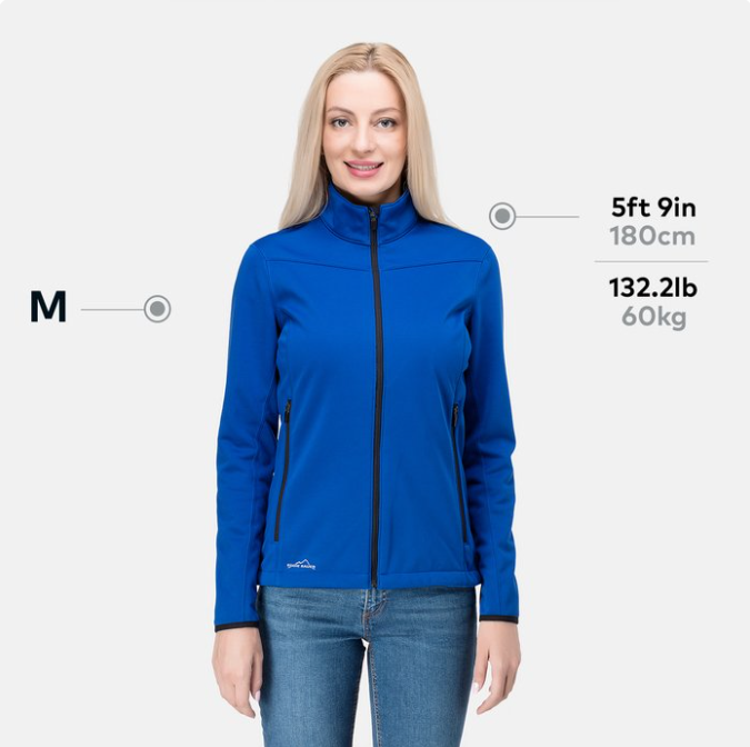 Eddie Bauer® Ladies Weather-Resist Soft Shell Jacket – Ultimate Protection, Sleek Comfort for Any Forecast