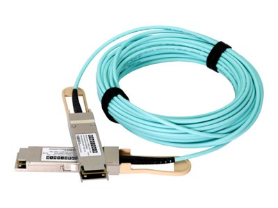 Edge-Core - 40GBase-AOC direct attach cable - QSFP+ to QSFP+ - 10 m - fiber optic - Active Optical Cable (AOC) ET6402-AOC-10M