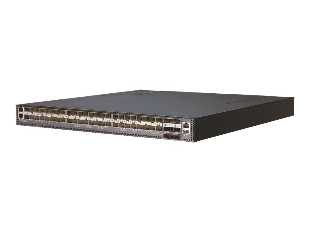 Edge-Core DCS201 AS5835-54X - Switch - L3 - managed - 48 x 1 Gigabit / 10 Gigabit SFP+ + 6 x 100 Gigabit QSFP28 - front to back 5835-54X-O-48V-F