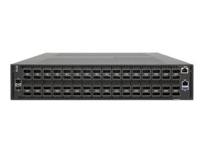 Edge-Core DCS520 Series AS9736-64D-O-AC-F - Switch - L3 - managed - 64 x 400 Gigabit QSFP56-DD - front to back airflow - rack-mountable