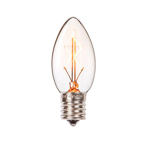 Edison Candlestick Bulbs - E17 - 2 pieces