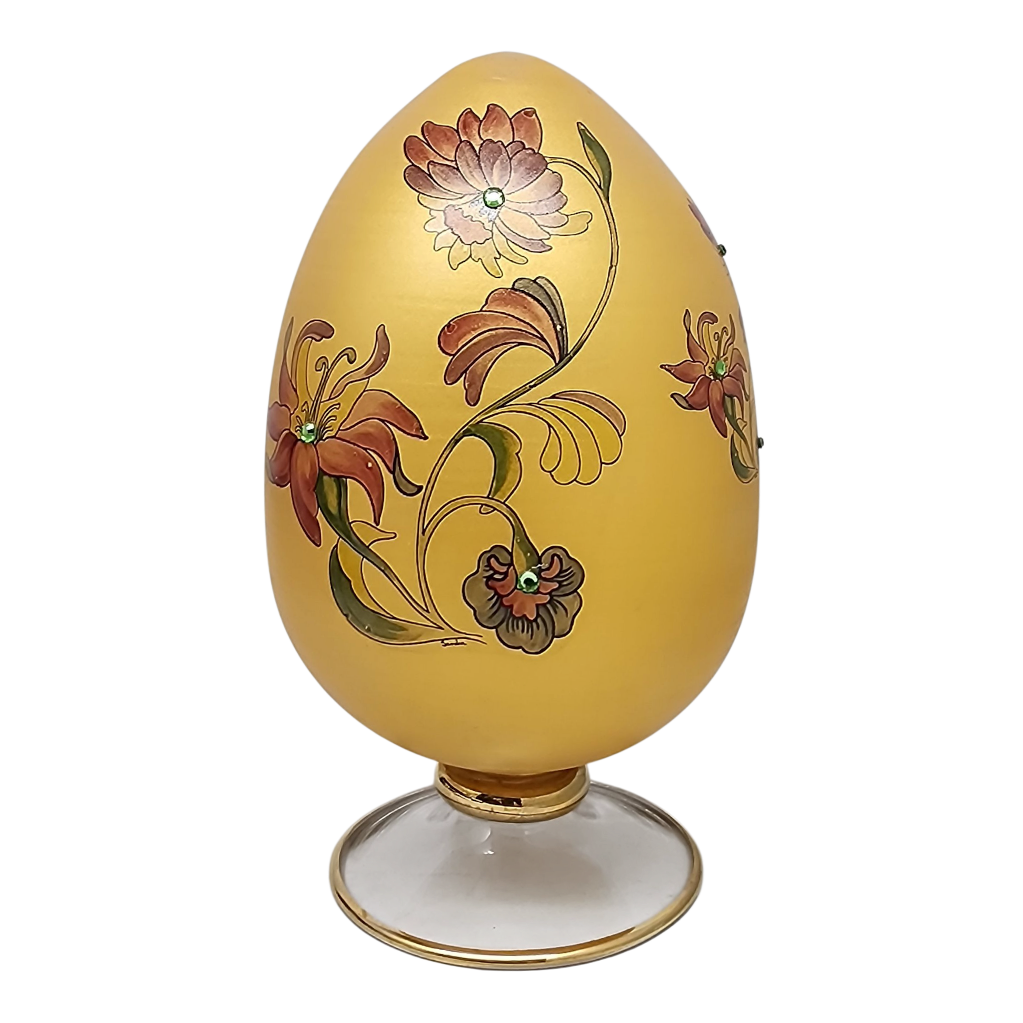 Egg With Wildflower And Vines