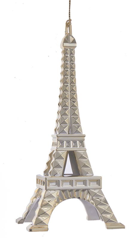 Eiffel Tower Ornament - Gold
