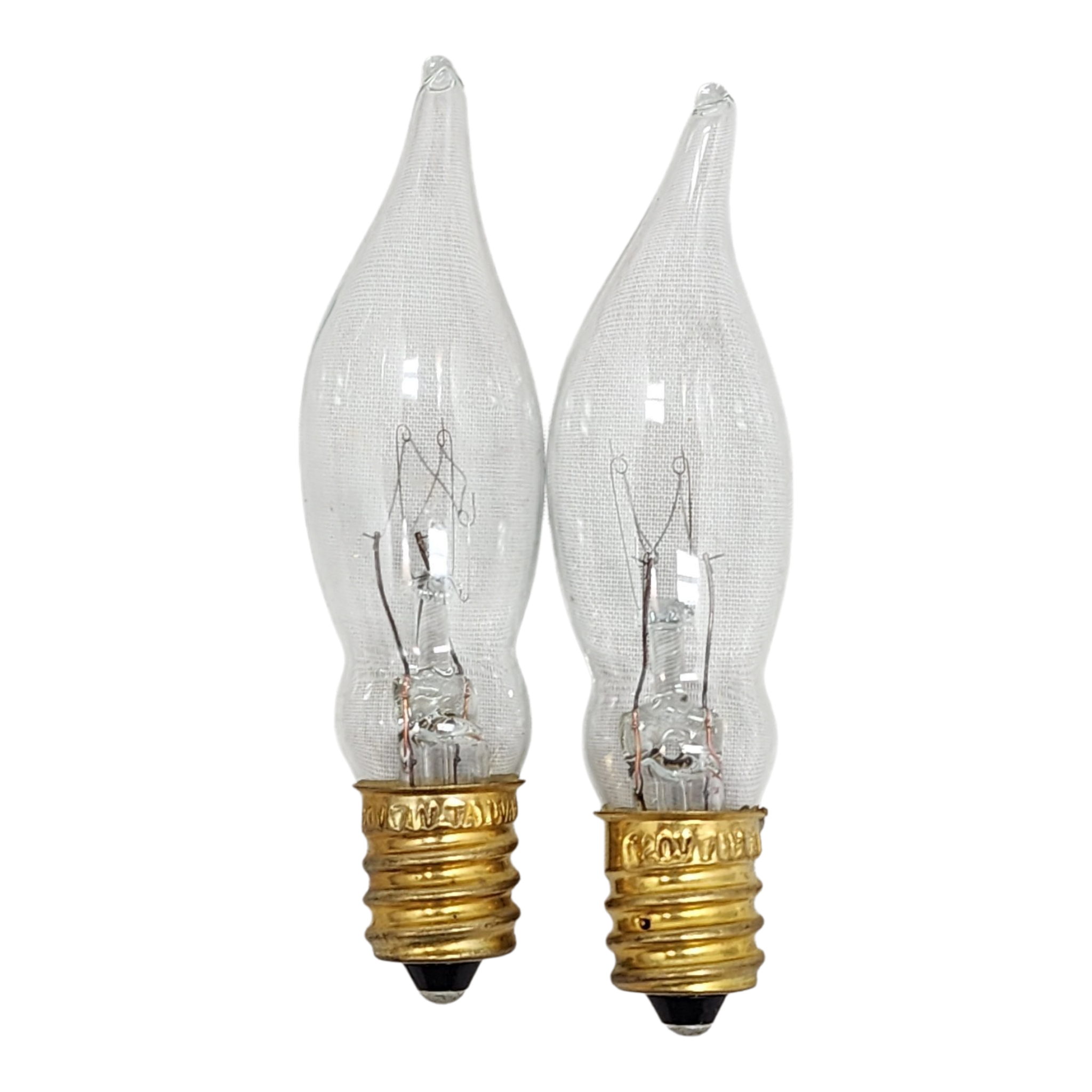 Electric Candle Lightbulbs - 2 pack