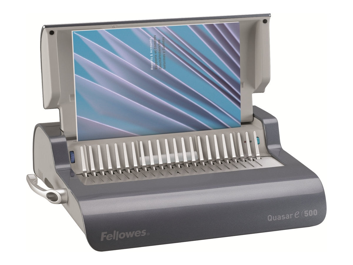 Electric Comb Binding Machine 500 Sheet - Professional Document Binding | Fellowes 5216901