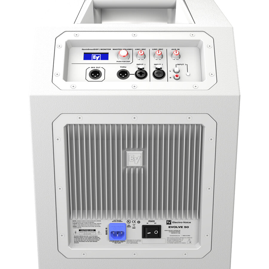 Electro-Voice Evolve Portable Bluetooth Subwoofer - White