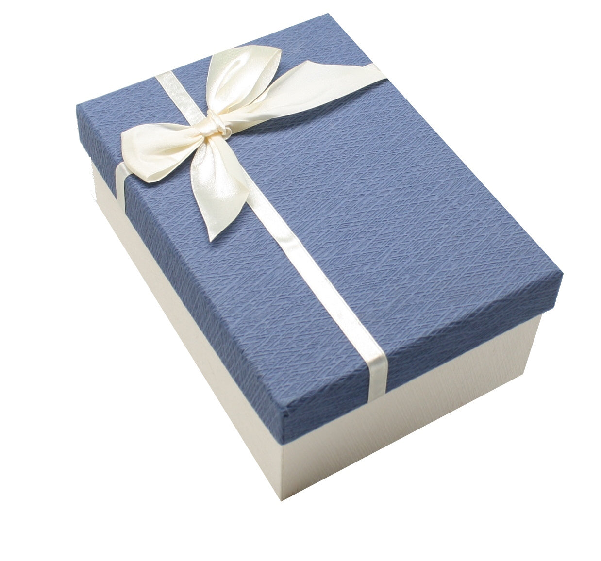 Elegant Rectangular Gift Box - Blue Medium