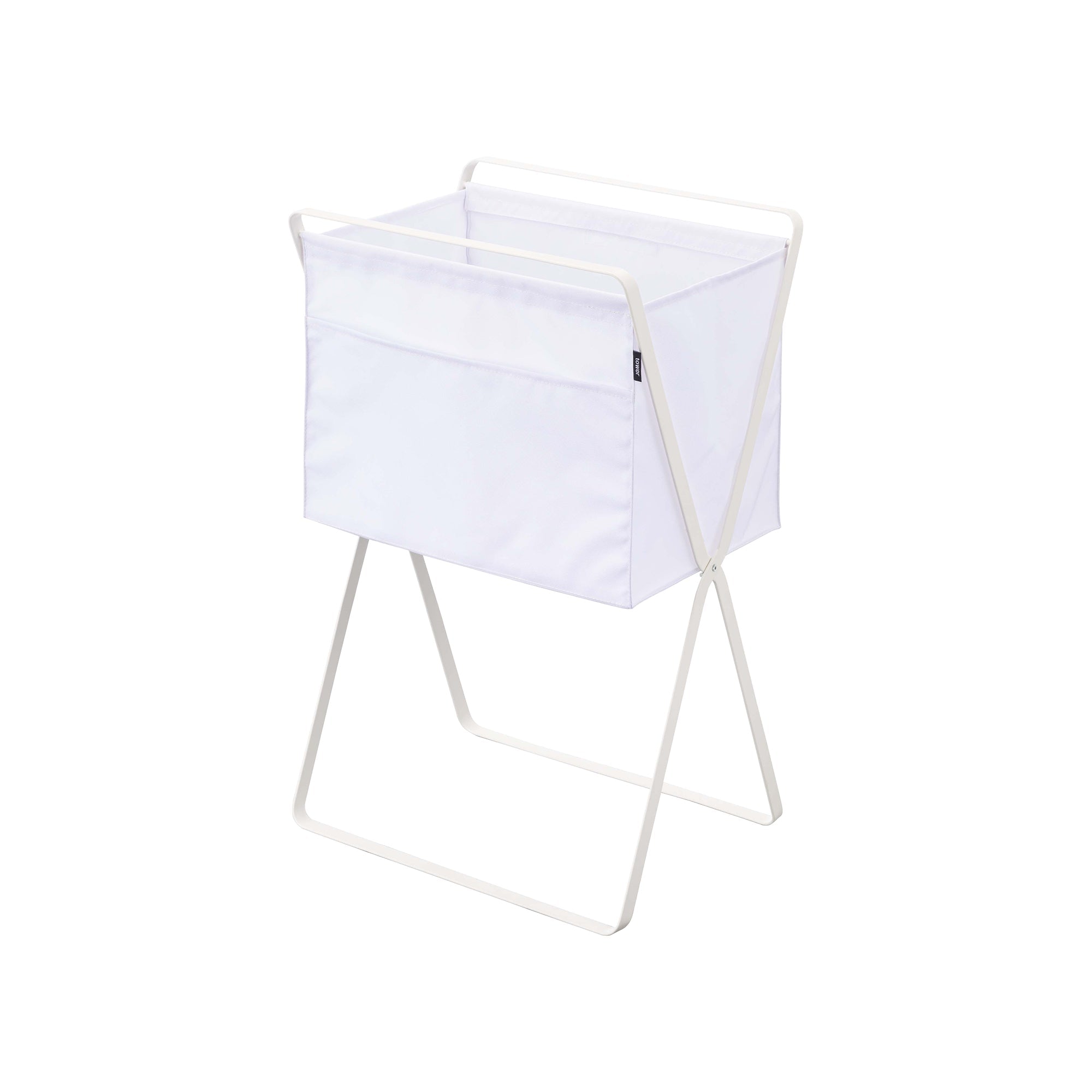 Elevated Laundry Hamper - Steel
