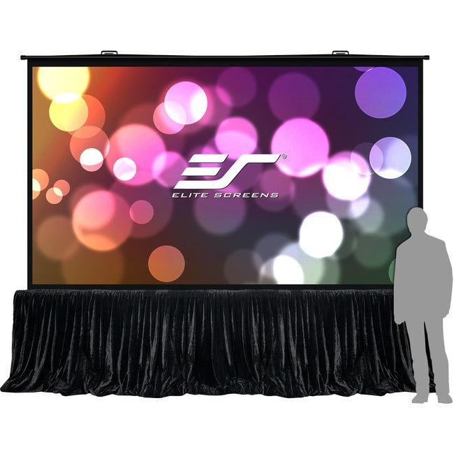 Elite Screens QuickStand 5-Second Series QS150HD - Pull-Up MaxWhite Fiberglass Projection Screen
