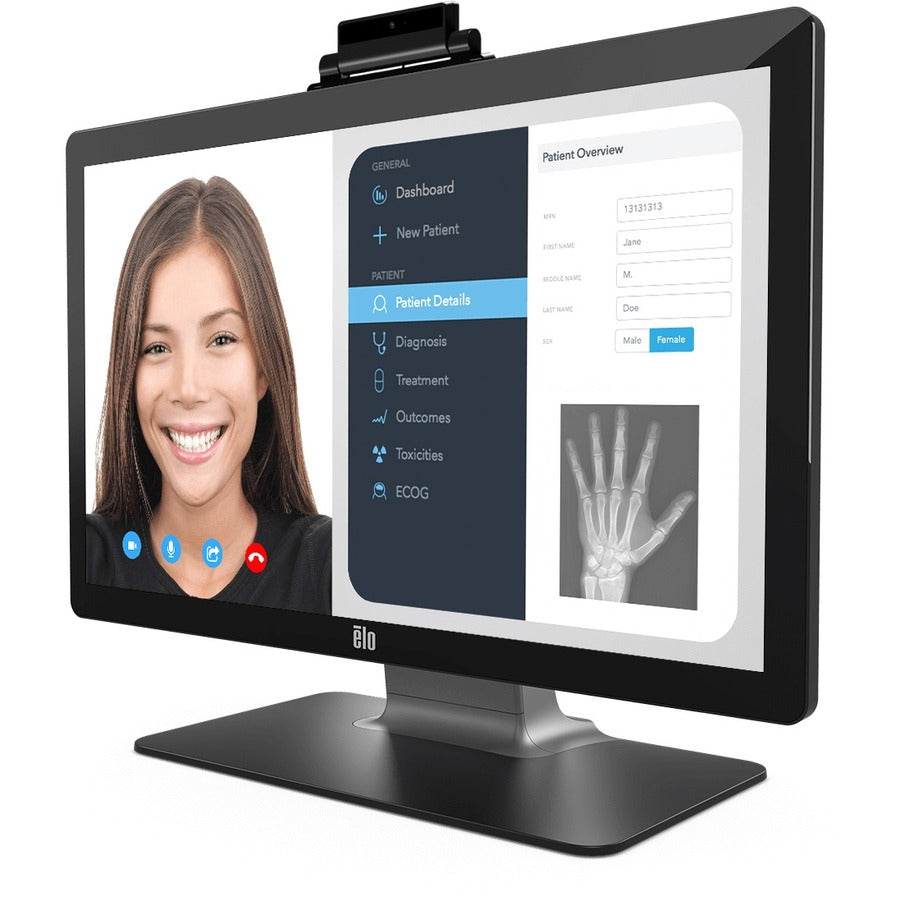 Elo Edge Connect Webcam - 8 Megapixel - Black - USB 2.0 E201494