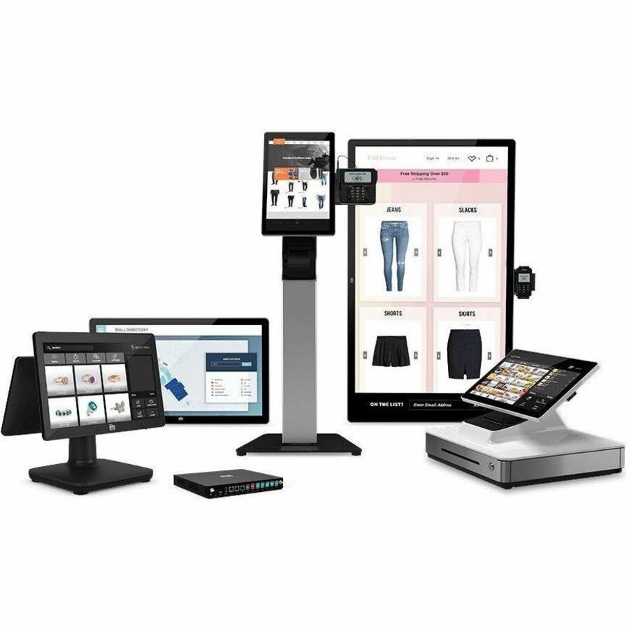 Elo EloPOS POS Terminal - Intel Celeron 2.90 GHz - 8 GB DDR4 SDRAM - 128 GB SSD - Windows