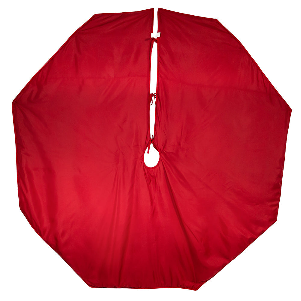 Embroidered Gathered Border Tree Skirt - 72 Inches