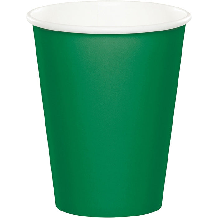 Emerald Green 9 oz Hot And Cold Paper Cups