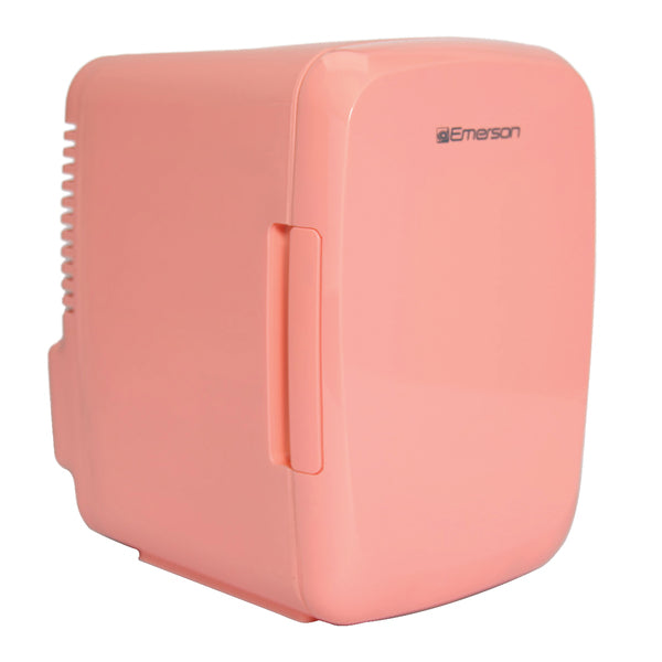 Emerson EFC-5000-PINK 6-Can 4.2-Qt. Portable Mini Fridge Cooler, EFC-5000 (Pink)