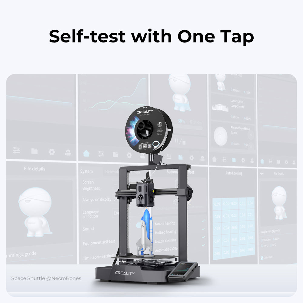 Ender-3 V3 KE 3D Printer with Sprite Extruder, WiFi, and Fast Printing Speed