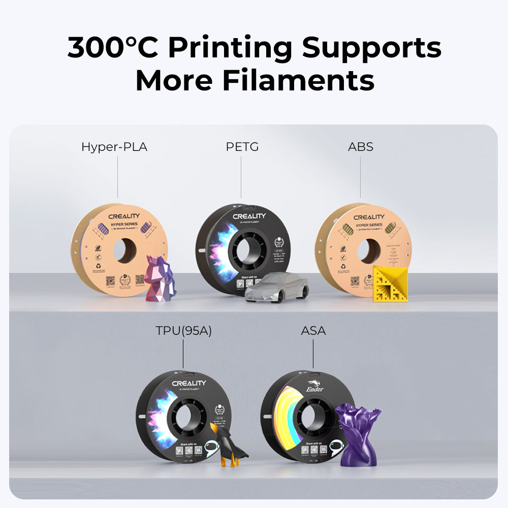 Ender-3 V3 KE 3D Printer with Sprite Extruder, WiFi, and Fast Printing Speed