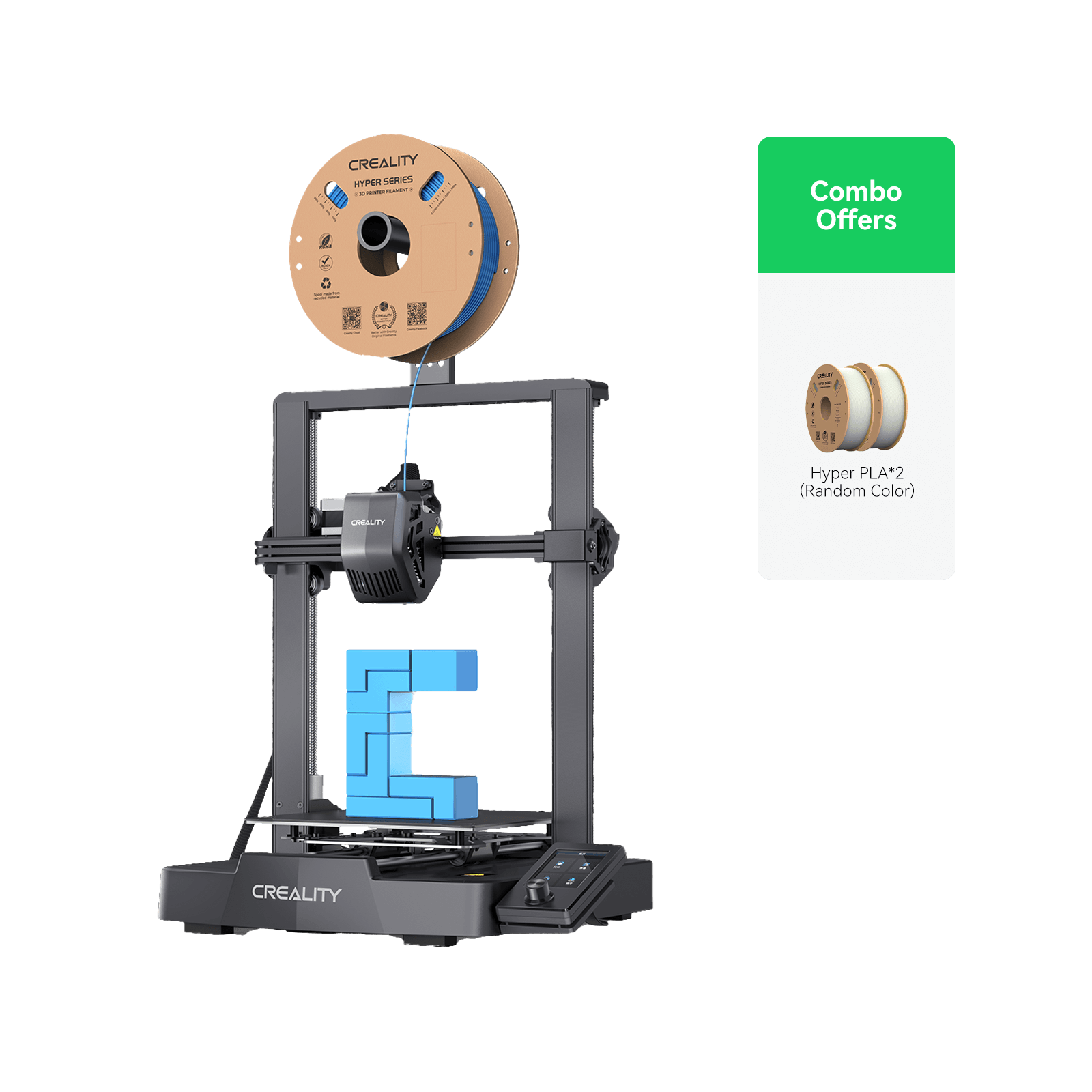 Ender-3 V3 SE 3D Printer with CR Touch and Dual Z-Axis for Precision Printing