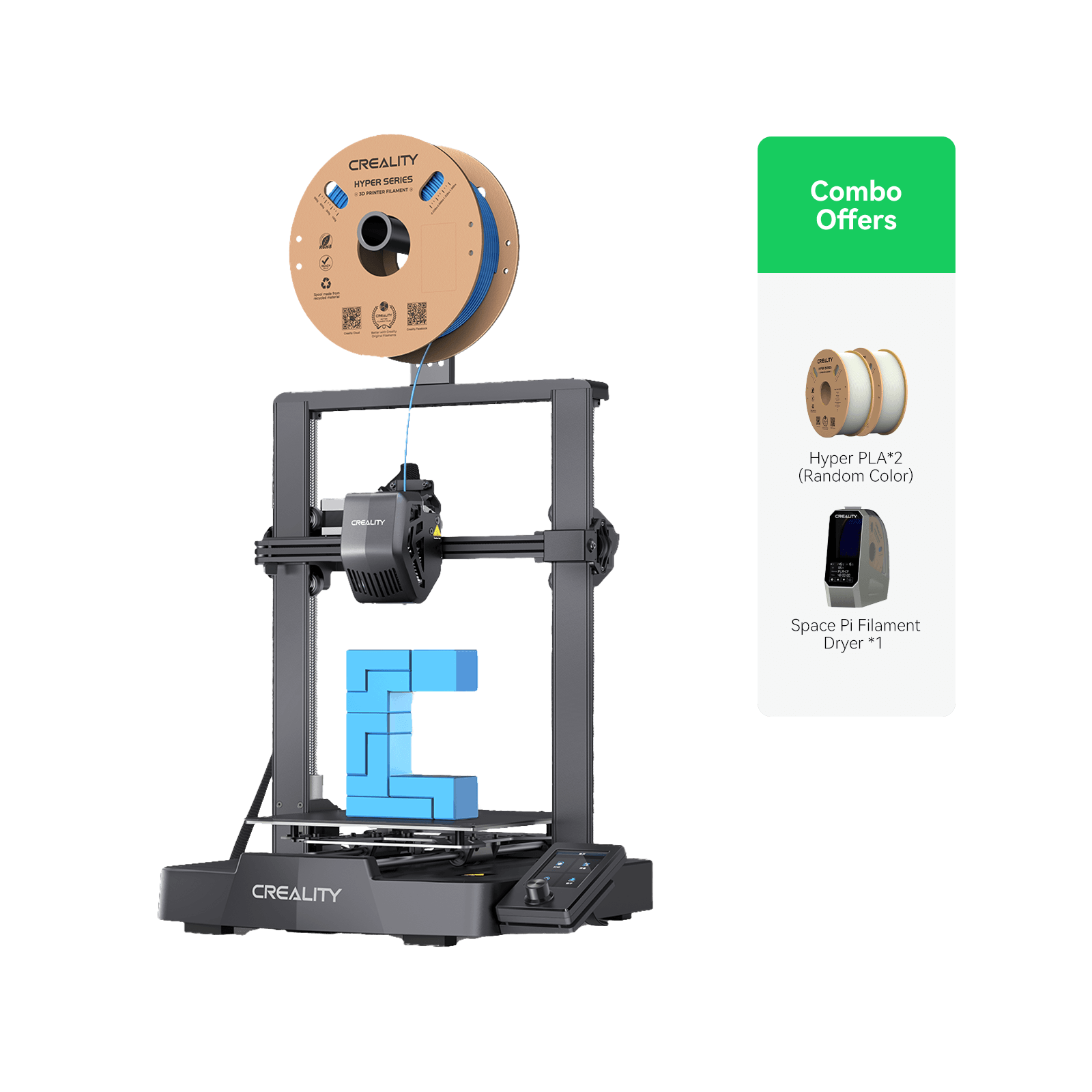 Ender-3 V3 SE 3D Printer with CR Touch and Dual Z-Axis for Precision Printing