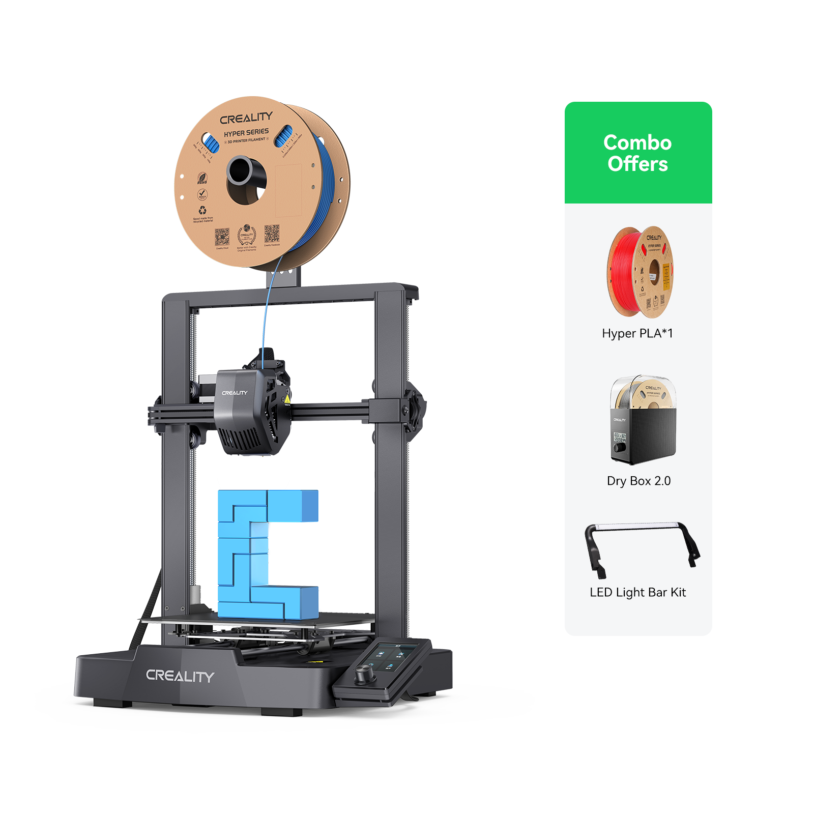 Ender-3 V3 SE 3D Printer with CR Touch and Dual Z-Axis for Precision Printing