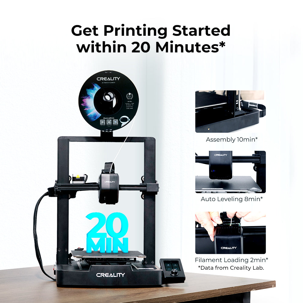 Ender-3 V3 SE 3D Printer with CR Touch and Dual Z-Axis for Precision Printing