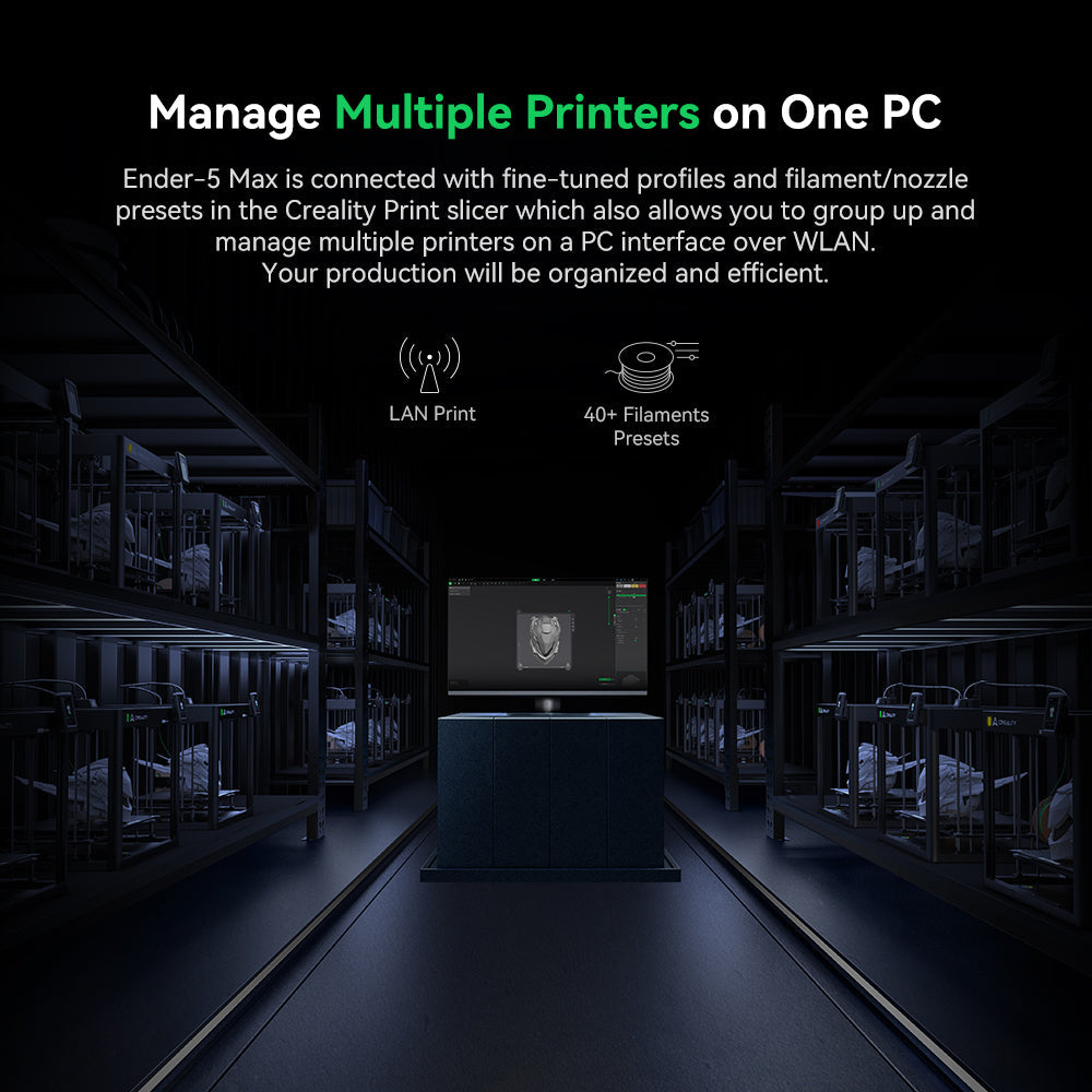 Ender-5 Max 3D Printer with Large Build Volume and Fast CoreXY Printing