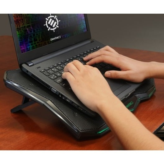 Enhance Cryogen 5 Laptop Cooling Pad (Green) ENGXC50100GNWS