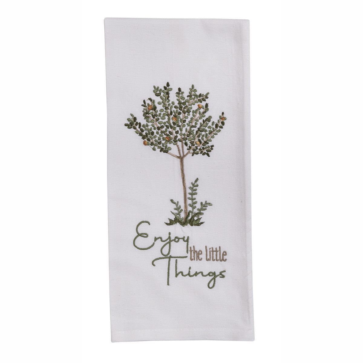 Enjoy The Little Things Decorative Dish Towel
