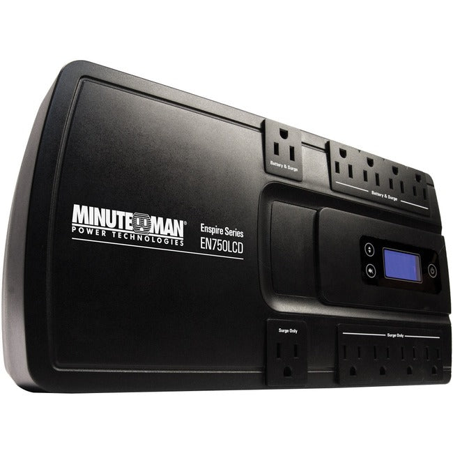 Enspire Series: Standby Ups, Lcd Display, 750Va/450W, 120Vac Input & Output, Vol