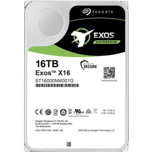 Enterprise Hard Drive - Seagate Exos X16 16TB High-Capacity Storage | TecISoft ST16000NM001G