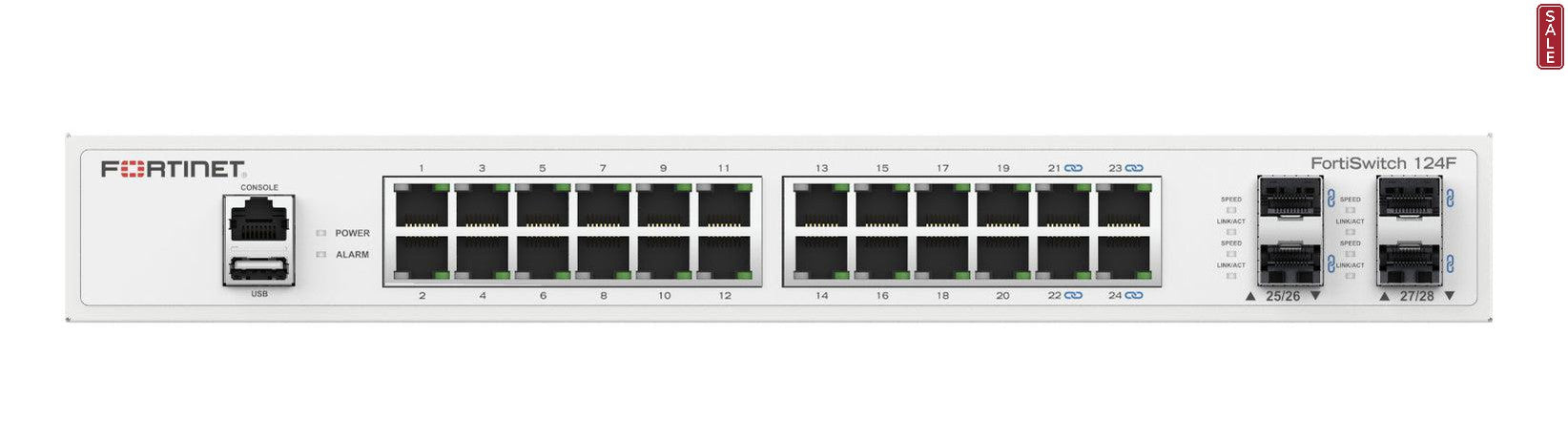 Enterprise Network Switch - FortiSwitch FS-124F Secure Access Series | Fortinet