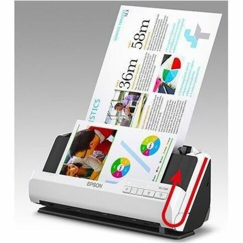 Epson DS-C330 Sheetfed Scanner - 600 dpi Optical - 10-bit Color - 30 ppm (Mono) - 30 ppm