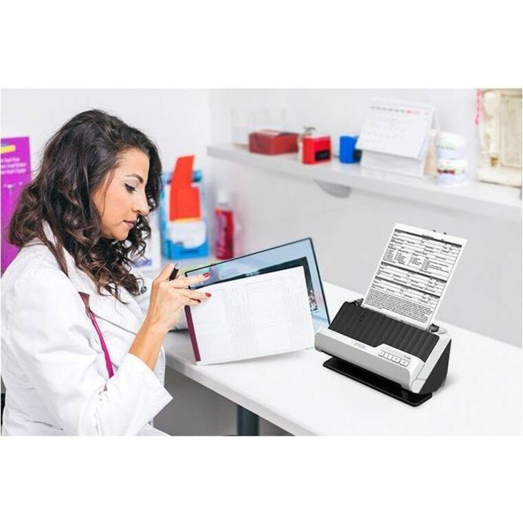 Epson DS-C330 Sheetfed Scanner - 600 dpi Optical - 10-bit Color - 30 ppm (Mono) - 30 ppm