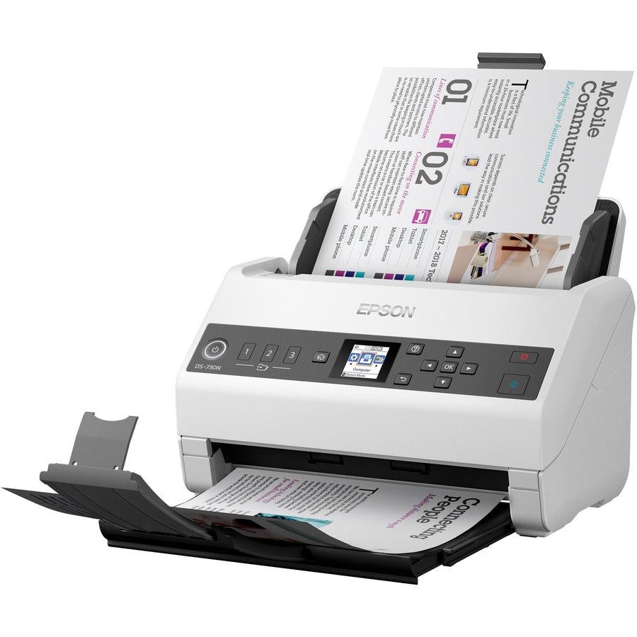 Epson Ds-730N - Document Scanner - Desktop - Usb 2.0, Gigabit Lan