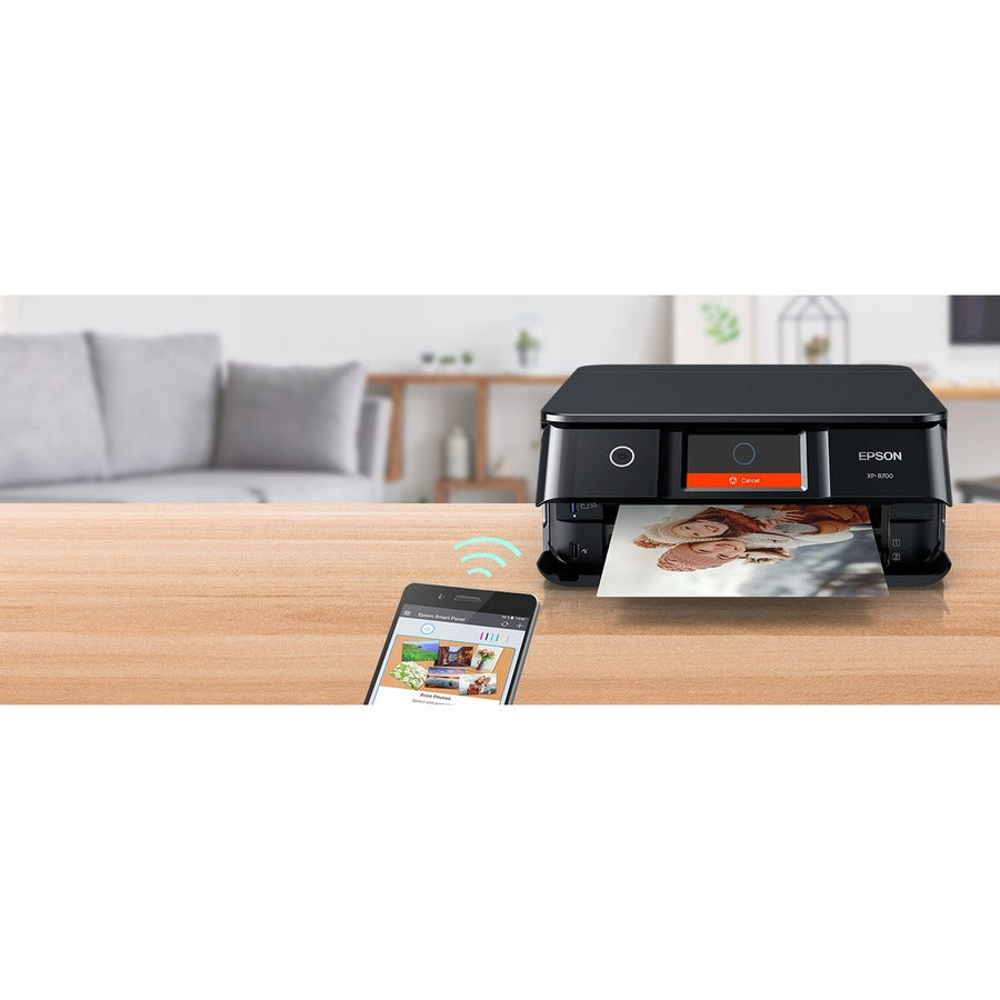 Epson Expression Photo XP-8700 Wireless Inkjet Multifunction Printer - Color - TAA Compliant C11CK46201