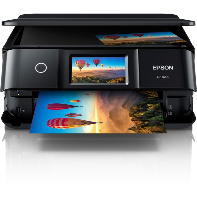 Epson Expression Photo XP-8700 Wireless Inkjet Multifunction Printer - Color - TAA Compliant C11CK46201
