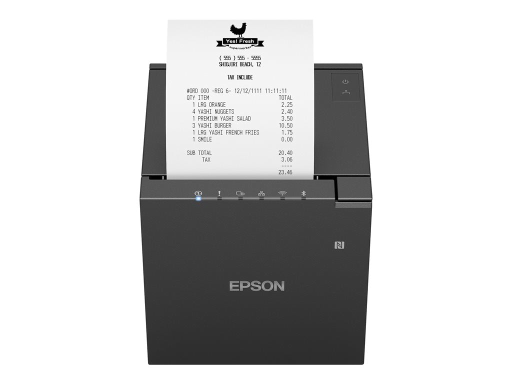 Epson OmniLink TM-m30III - Receipt printer - thermal line - - 203 x 203 dpi - up to 708.7 inch/min - USB, Gigabit LAN,