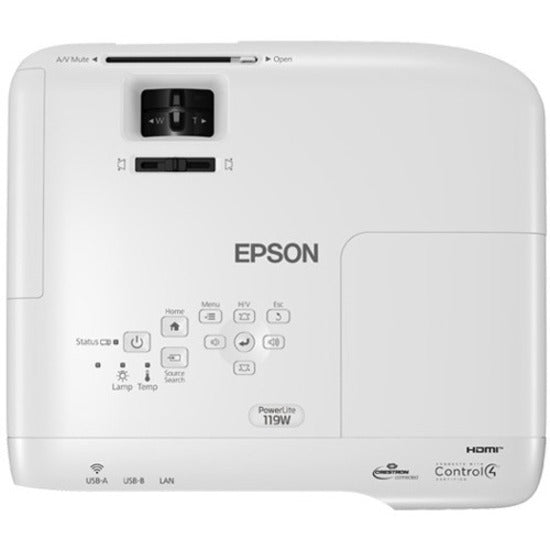 Epson PowerLite 119W 3LCD WXGA Classroom Projector with Dual HDMI - Certified ReNew V11H985020-N